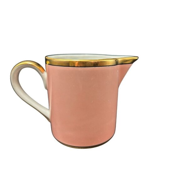 Vintage FITZ & FLOYD RENAISSANCE SHELL PEACH PINK 2 7/8" CREAMER - Rare - Picture 3 of 6